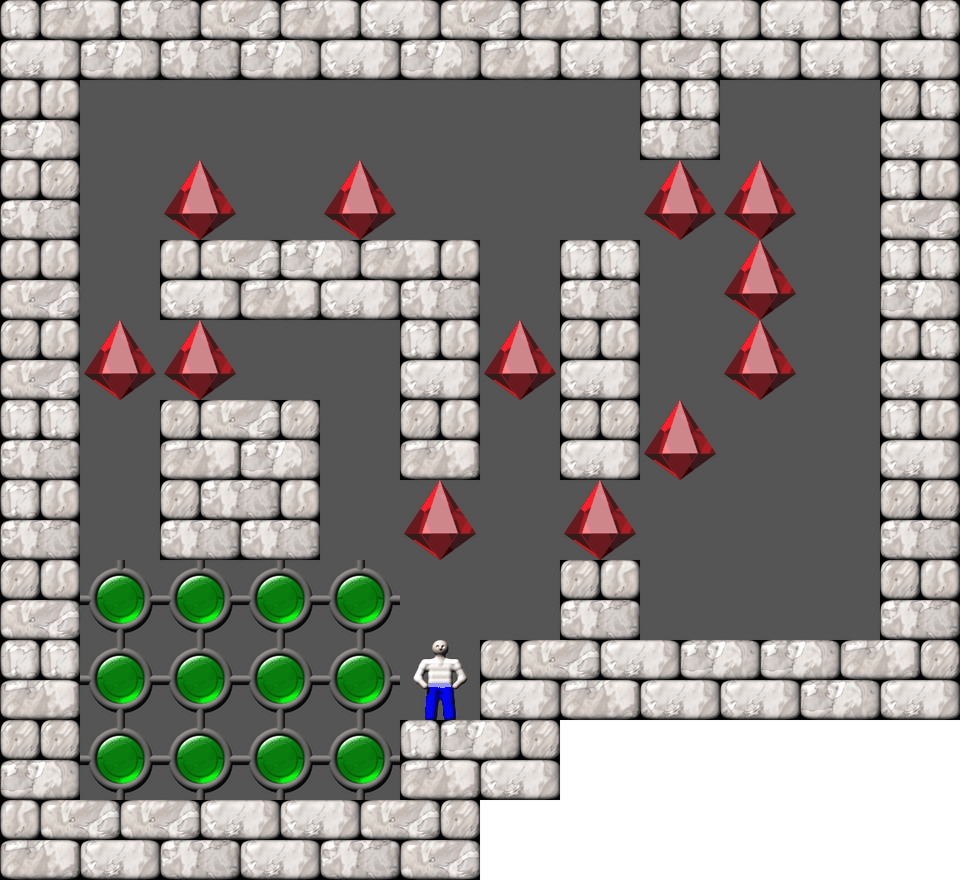 Sokoban Original Extra Sharpen level 32